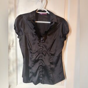 Elegant Black Women's Top